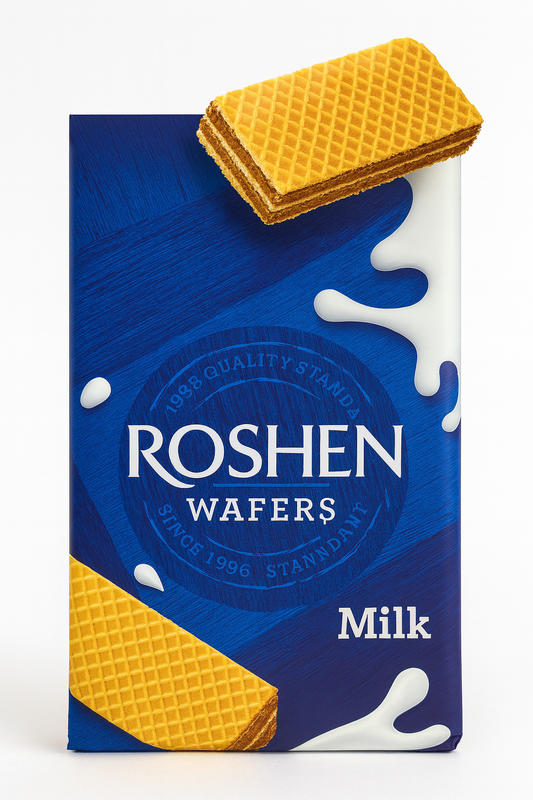 Roshen Wafers Milk – Light, Creamy & Irresistibly Crunchy