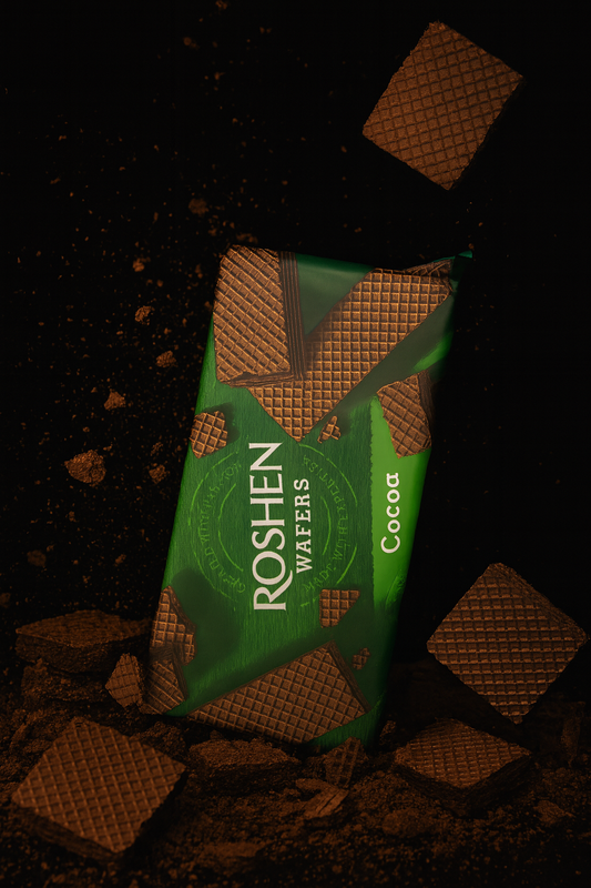 Roshen Cocoa Wafers – Rich, Crunchy & Irresistible