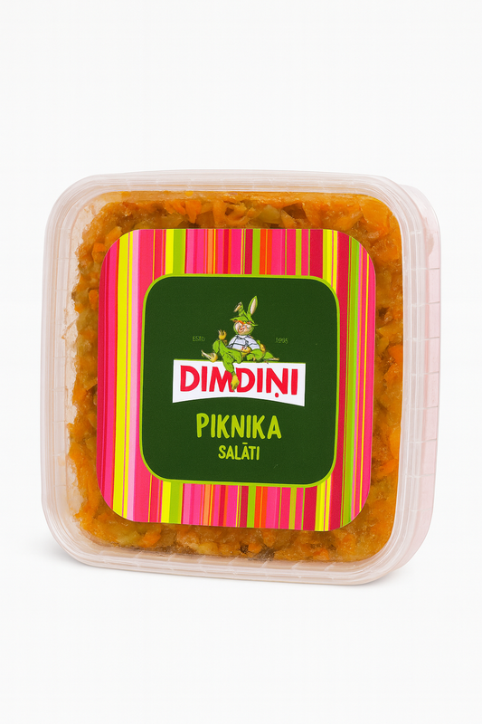 Dimdini Piknika Salāti – Grated Carrot Salad