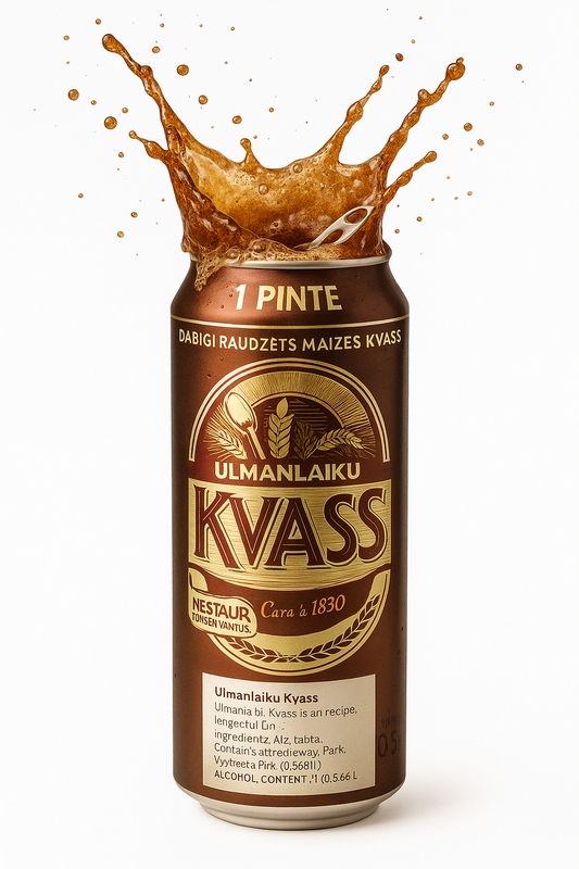 Ulmanlaiku Kvass – Traditional Naturally Fermented Bread Drink (1 Pint)