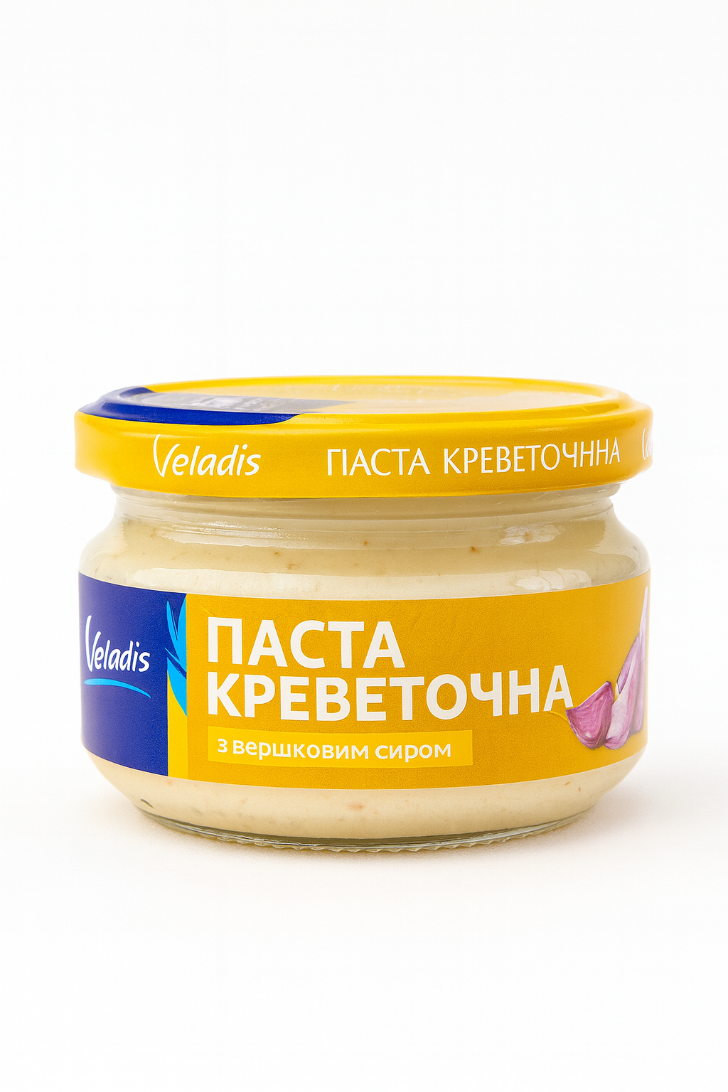 🦐 Veladis Shrimp Paste with Cream Cheese – Gourmet Seafood Spread (Glass Jar)
