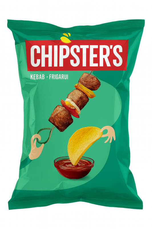 🥔 Chipster’s Kebab Flavour Potato Chips – Bold Taste, Crispy Perfection!