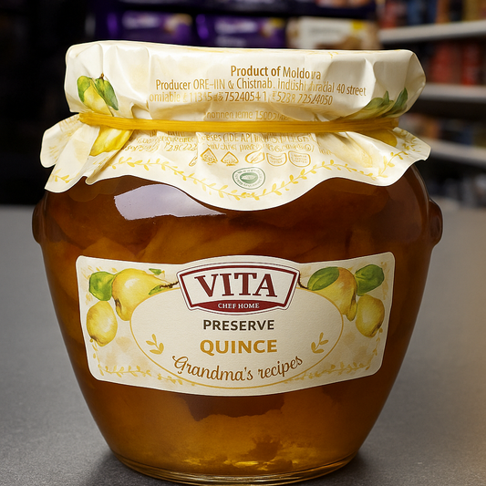 Vita Chef Home Quince Preserve – Authentic Moldovan Jam from Grandma’s Recipes