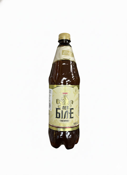 🦁 Authentic Ukrainian Wheat Beer: Lvivske Bile Pshyenychne (900ml PET) 🇺🇦