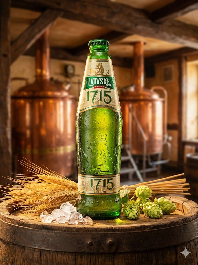 Lvivske 1715 – Premium Ukrainian Lager | Traditional Light Beer