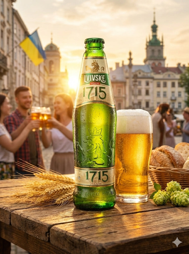 Lvivske 1715 – Premium Ukrainian Lager | Traditional Light Beer