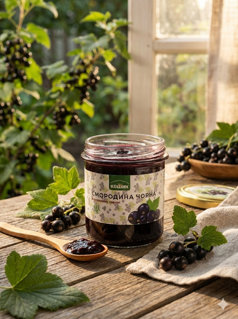 Кошик Organic Blackcurrant Jam – Premium Homemade Jam from Ukraine