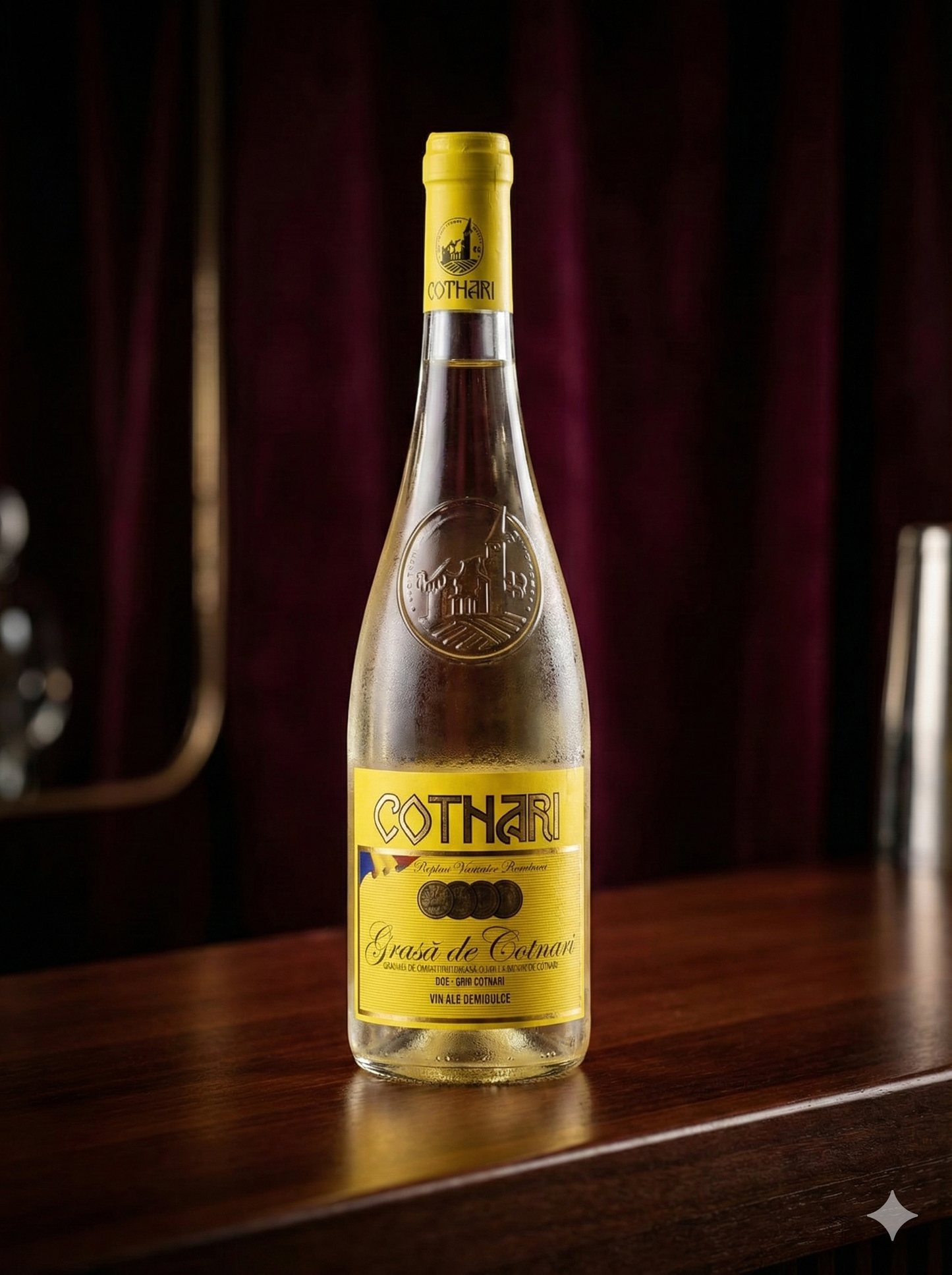 Cotnari Grasă de Cotnari – Premium Semi-Sweet Romanian White Wine (750ml)