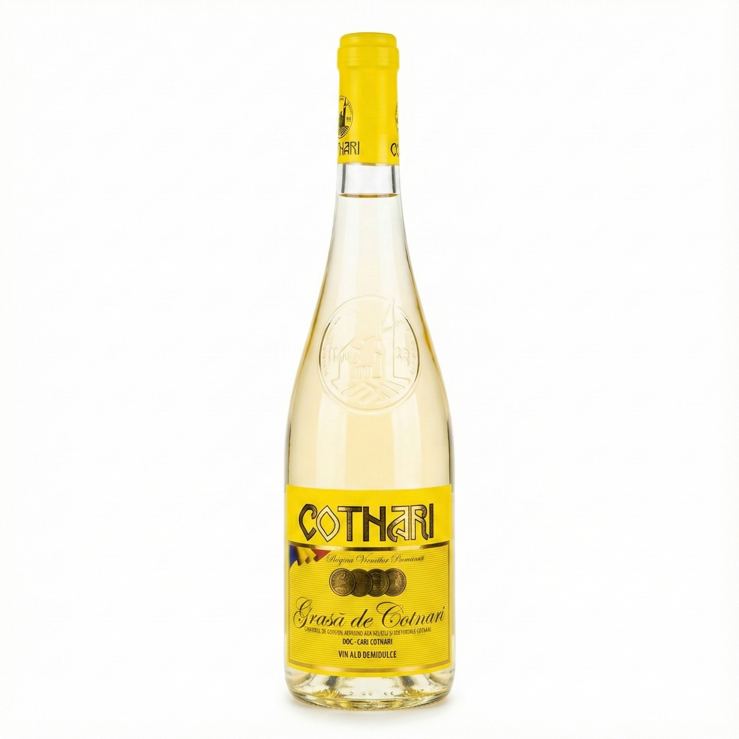 Cotnari Grasă de Cotnari – Premium Semi-Sweet Romanian White Wine (750ml)