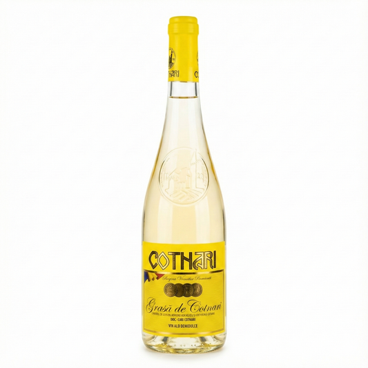 Cotnari Grasă de Cotnari – Premium Semi-Sweet Romanian White Wine (750ml)