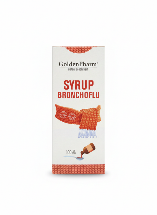 Bronchoflu Herbal Syrup – Dietary Supplement (100 ml)