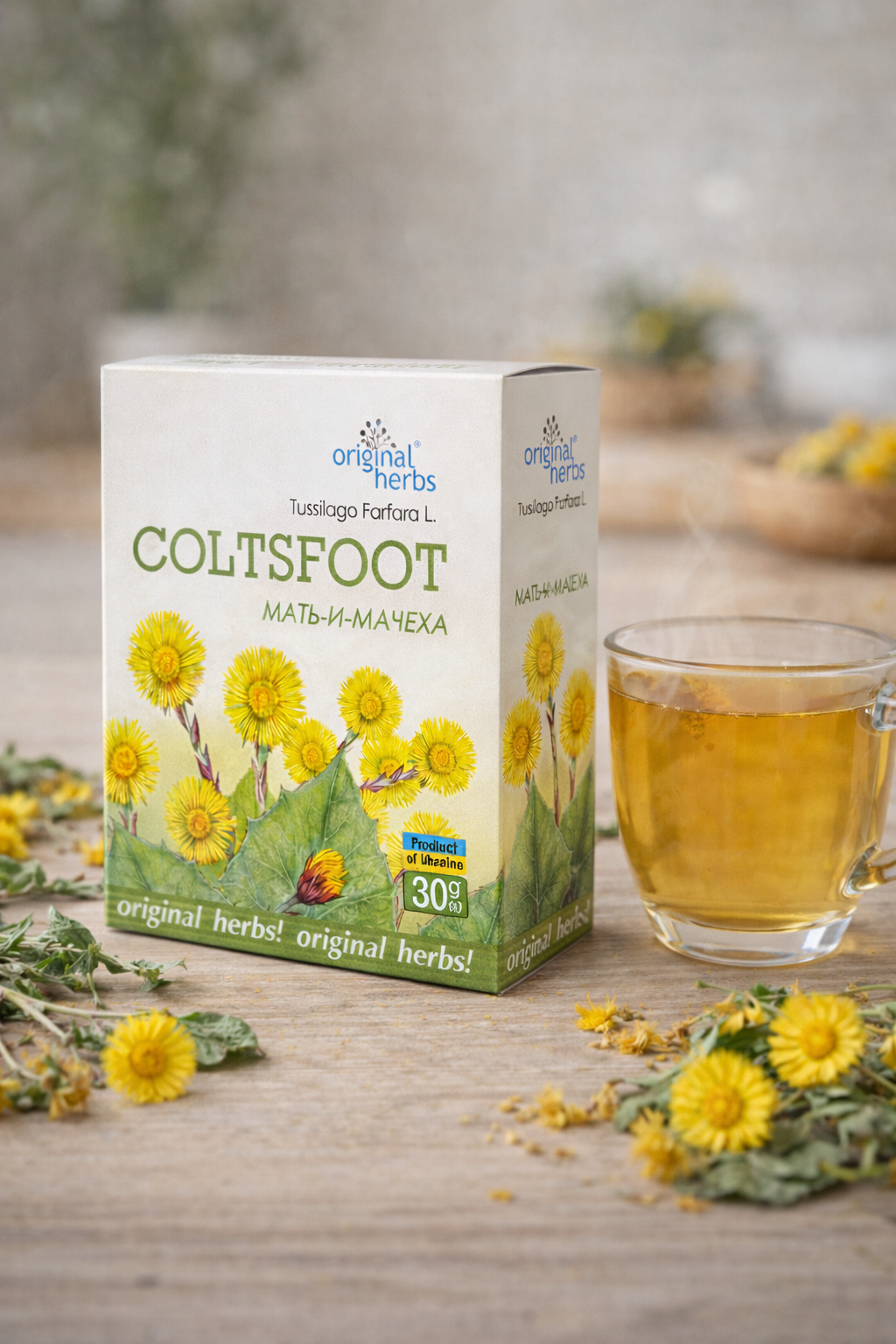 Coltsfoot Herbal Tea – Loose Dried Leaves 30g