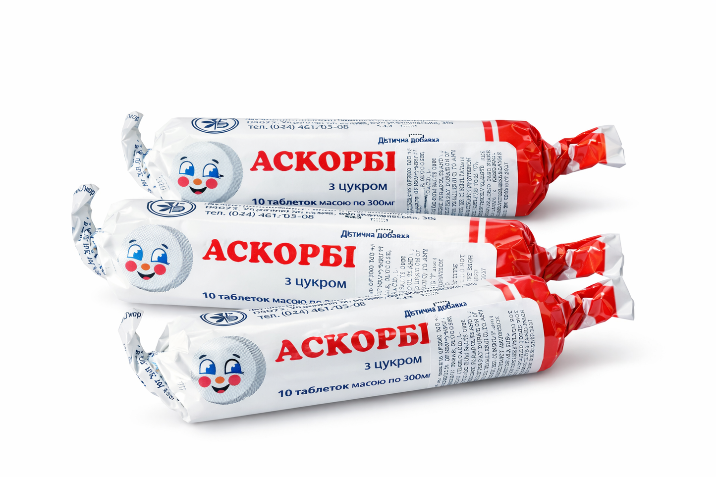 MAK Askorbinka Vitamin C Tablets Chewable 10 Tablets natural supplement package