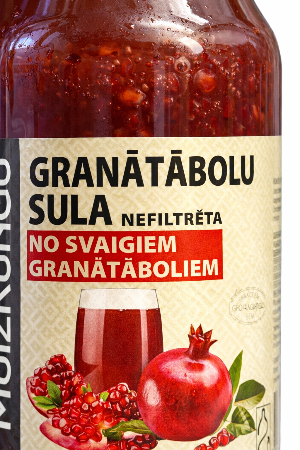 mužkungu unfiltered pomegranate juice natural 1l bottle image 3