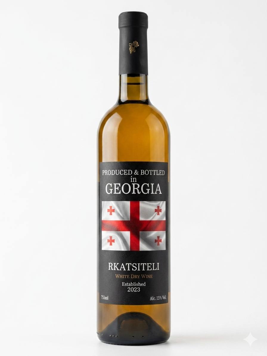 Rkatsiteli — Georgian White Dry Wine (750ml) - image 1