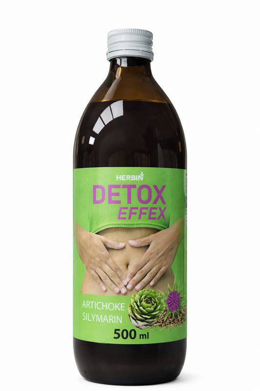 Herbin Detox Effex 500ml bottle front label