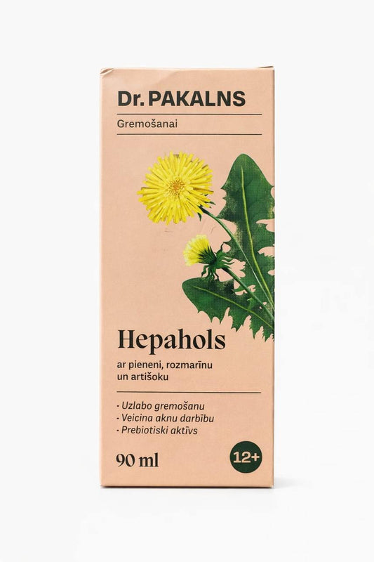Dr. Pakalns Hepahols 90ml front of box