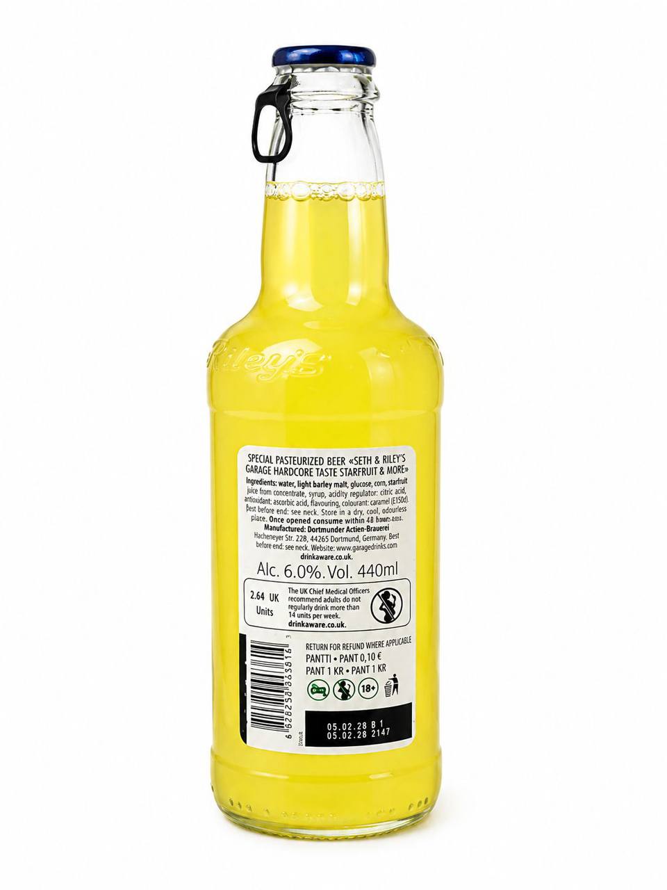 Seth & Riley's Garage Hardcore Taste Starfruit & More 440ml