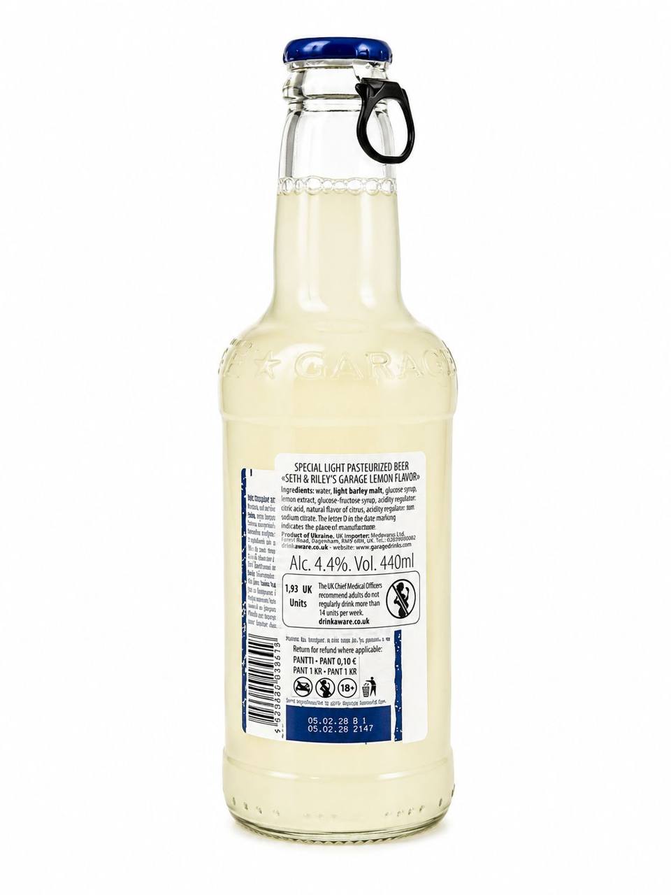 Seth & Riley's Garage Taste Lemon Hard Drink 440ml