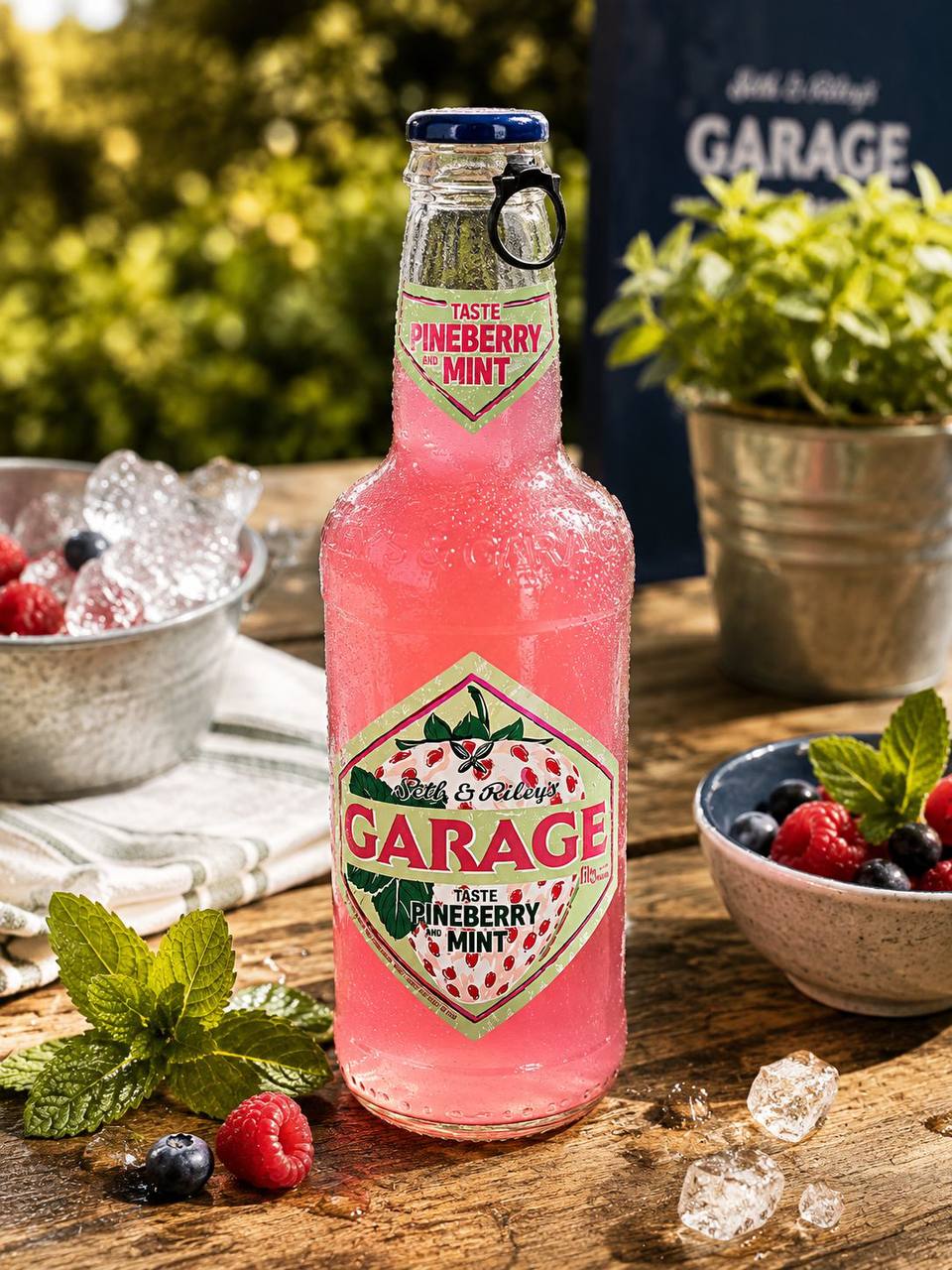Seth & Riley's Garage Taste Pineberry and Mint 440ml