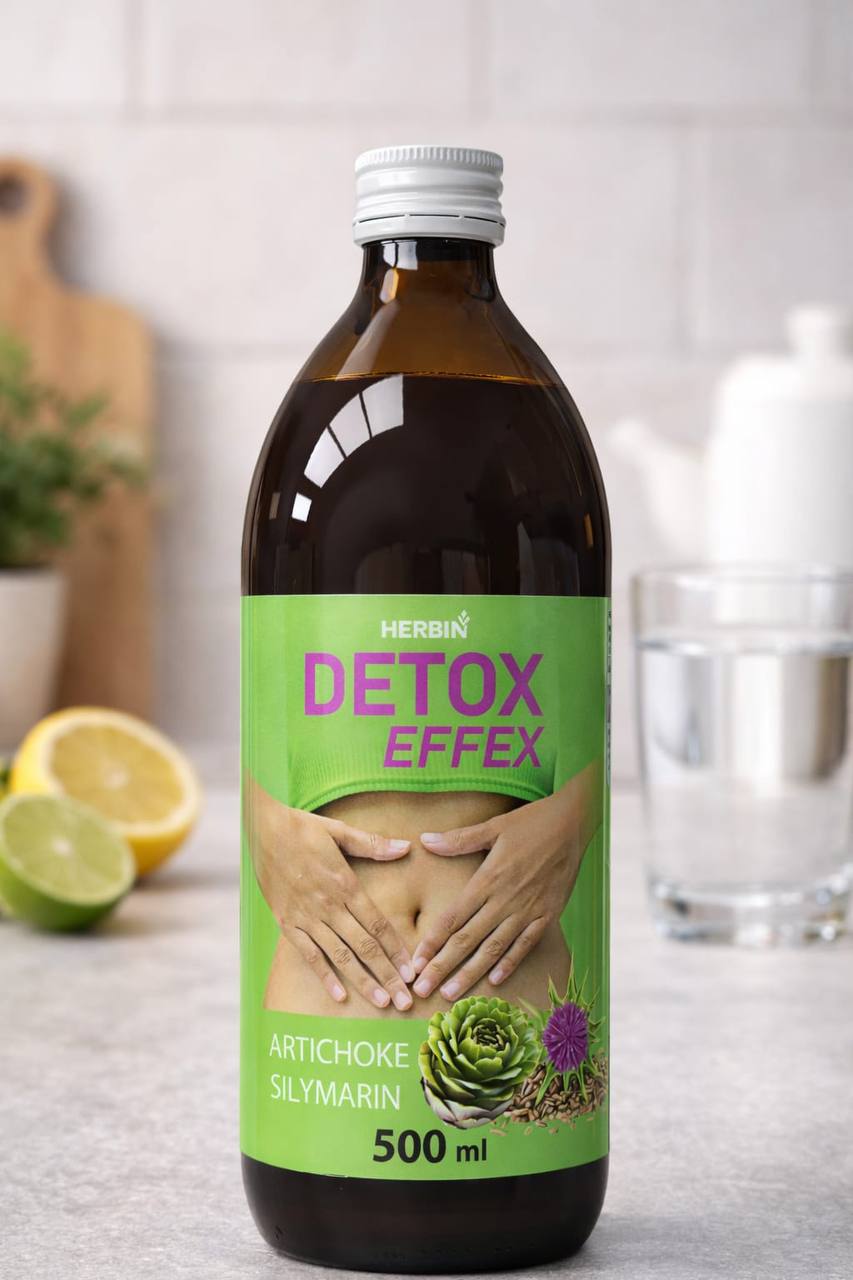 MAK Herbin Detox Effex Artichoke & Silymarin Liquid Supplement 500ml natural health product package