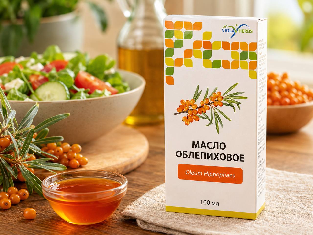 Viola Herbs Sea Buckthorn Oil Blend with Sunflower Oil 100ml - image 4