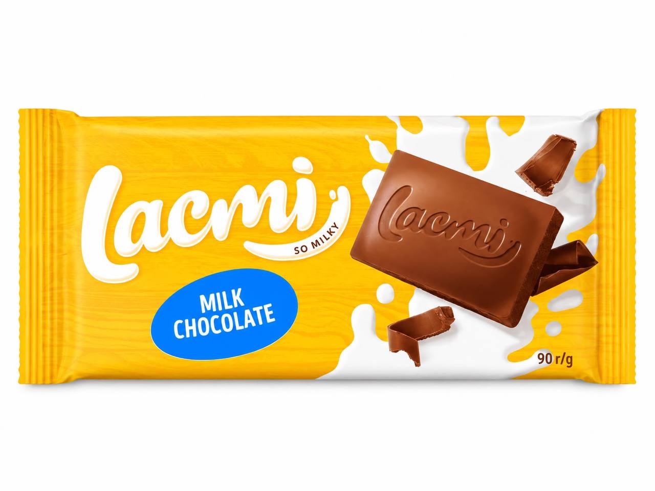 Roshen Lacmi Milk Chocolate Bar 90g front package